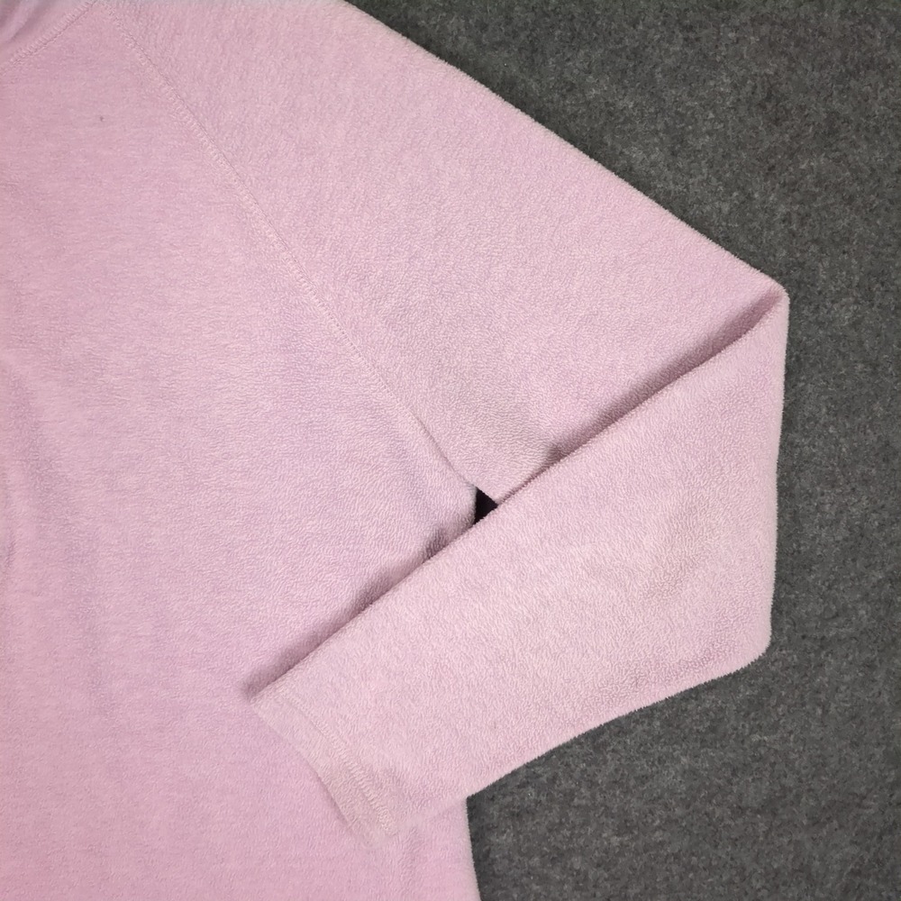 Eddie Bauer Womens Fleece Pullover 1/4 Zip Lavender Purple Mock Neck‎ Size L - Picture 4 of 12